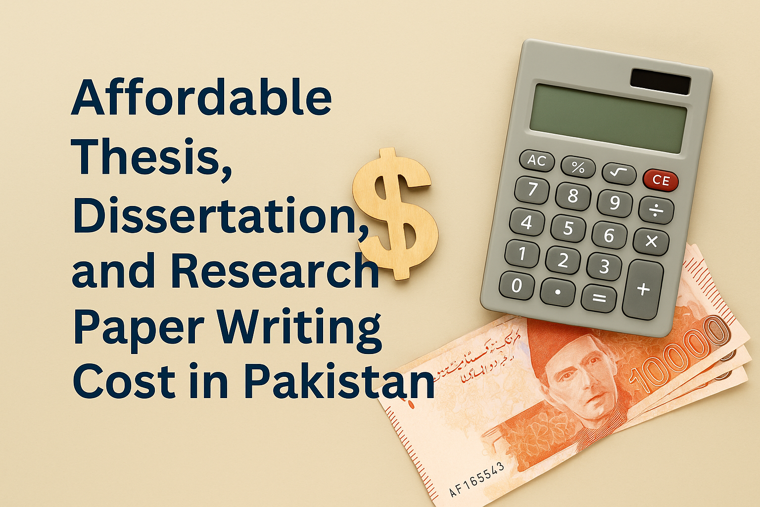 Affordable Thesis, Dissertation, and Research Paper Writing Cost in Pakistan,” symbolizing pricing transparency and affordability for academic writing services