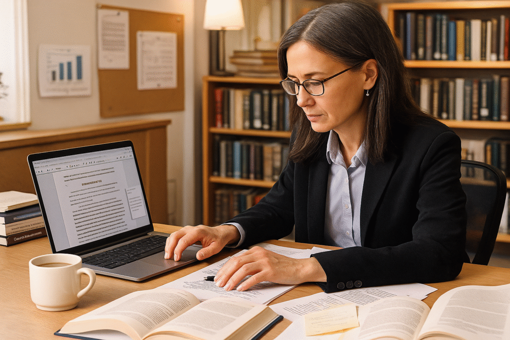 PhD expert providing professional dissertation editing and proofreading services at Qundeel.com for students in the UK, USA, UAE, and Pakistan