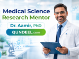Medical Science Research Mentor Dr. Aamir PhD at Qundeel.com providing PhD and MPhil medical research mentorship